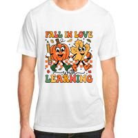 Fall In Love With Learning Thanksgiving Teacher Student Adult ChromaSoft Performance T-Shirt