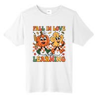 Fall In Love With Learning Thanksgiving Teacher Student Tall Fusion ChromaSoft Performance T-Shirt