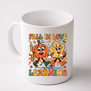 Fall In Love With Learning Thanksgiving Teacher Student Coffee Mug