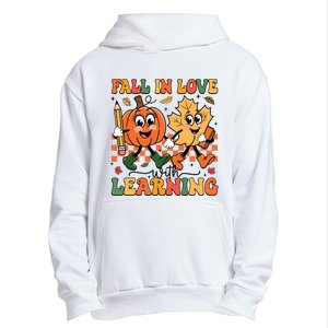 Fall In Love With Learning Thanksgiving Teacher Student Urban Pullover Hoodie