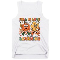 Fall In Love With Learning Thanksgiving Teacher Student Tank Top