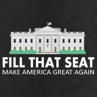 Fill That Seat Make America Great Again 7 Panel Mesh Trucker Snapback Hat