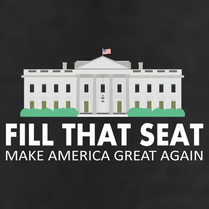 Fill That Seat Make America Great Again 7 Panel Mesh Trucker Snapback Hat