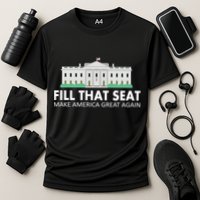 Fill That Seat Make America Great Again Cooling Performance Crew T-Shirt