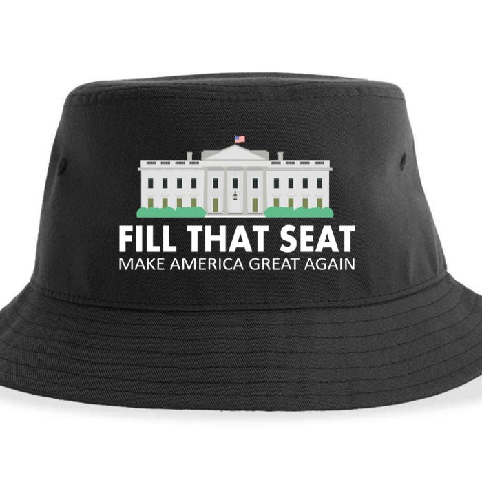 Fill That Seat Make America Great Again Sustainable Bucket Hat