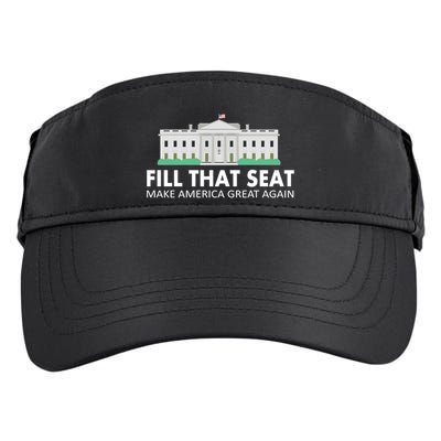 Fill That Seat Make America Great Again Adult Drive Performance Visor
