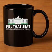 Fill That Seat Make America Great Again 11oz C Handle Ceramic Mug