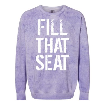 Fill That Seat Pro Trump Colorblast Crewneck Sweatshirt