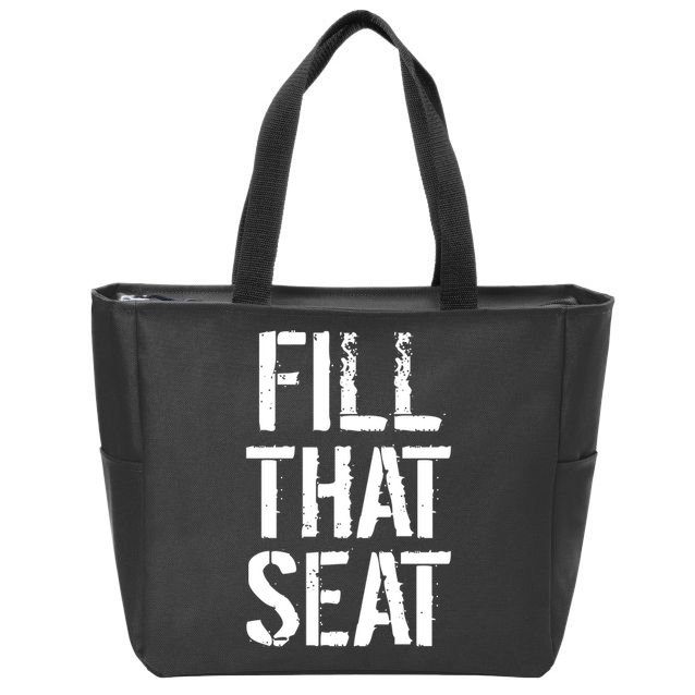 Fill That Seat Pro Trump Zip Tote Bag