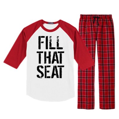 Fill That Seat Pro Trump Raglan Sleeve Pajama Set