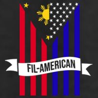 FillAmerican Filipino Philippines USA Flag 7 Panel Mesh Trucker Snapback Hat
