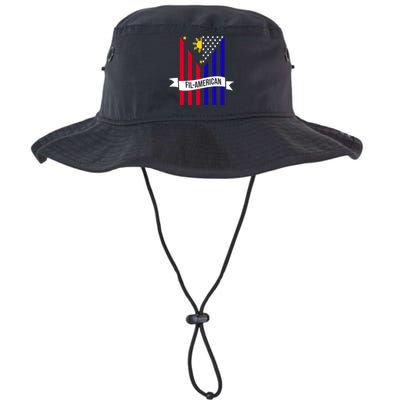 FillAmerican Filipino Philippines USA Flag Bucket Hat