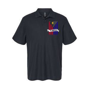 FillAmerican Filipino Philippines USA Flag Softstyle Adult Sport Polo