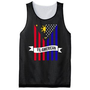 FillAmerican Filipino Philippines USA Flag Mesh Reversible Basketball Jersey Tank