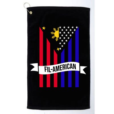 FillAmerican Filipino Philippines USA Flag Golf Towel