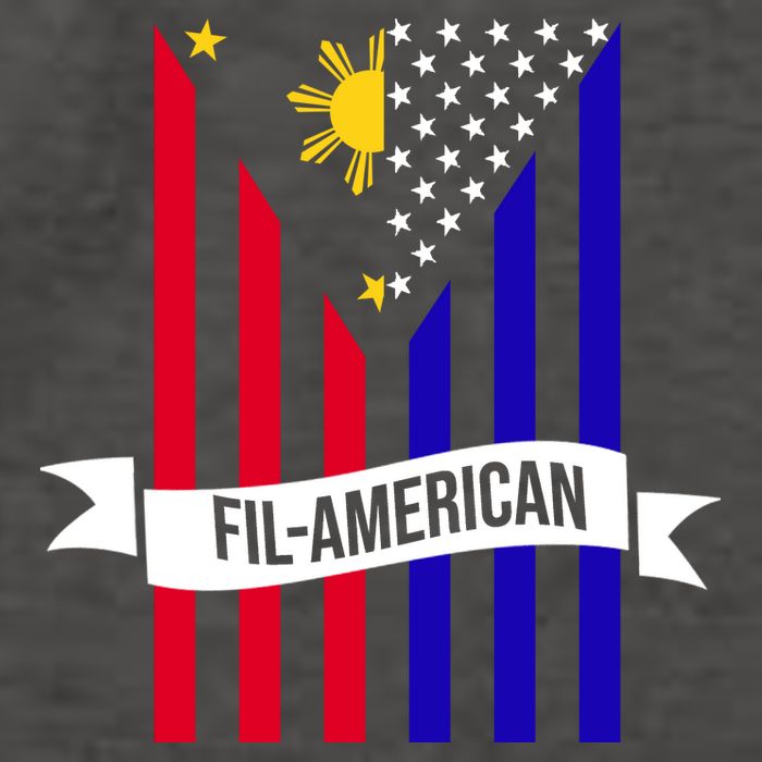 FillAmerican Filipino Philippines USA Flag Vector Backpack
