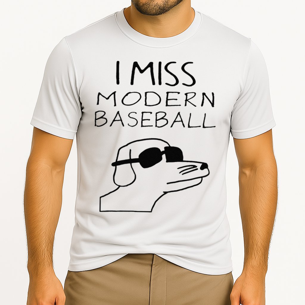 Funny I Miss Modern Baseball Funny Dog Sport Lover Gift Cooling Performance Crew T-Shirt