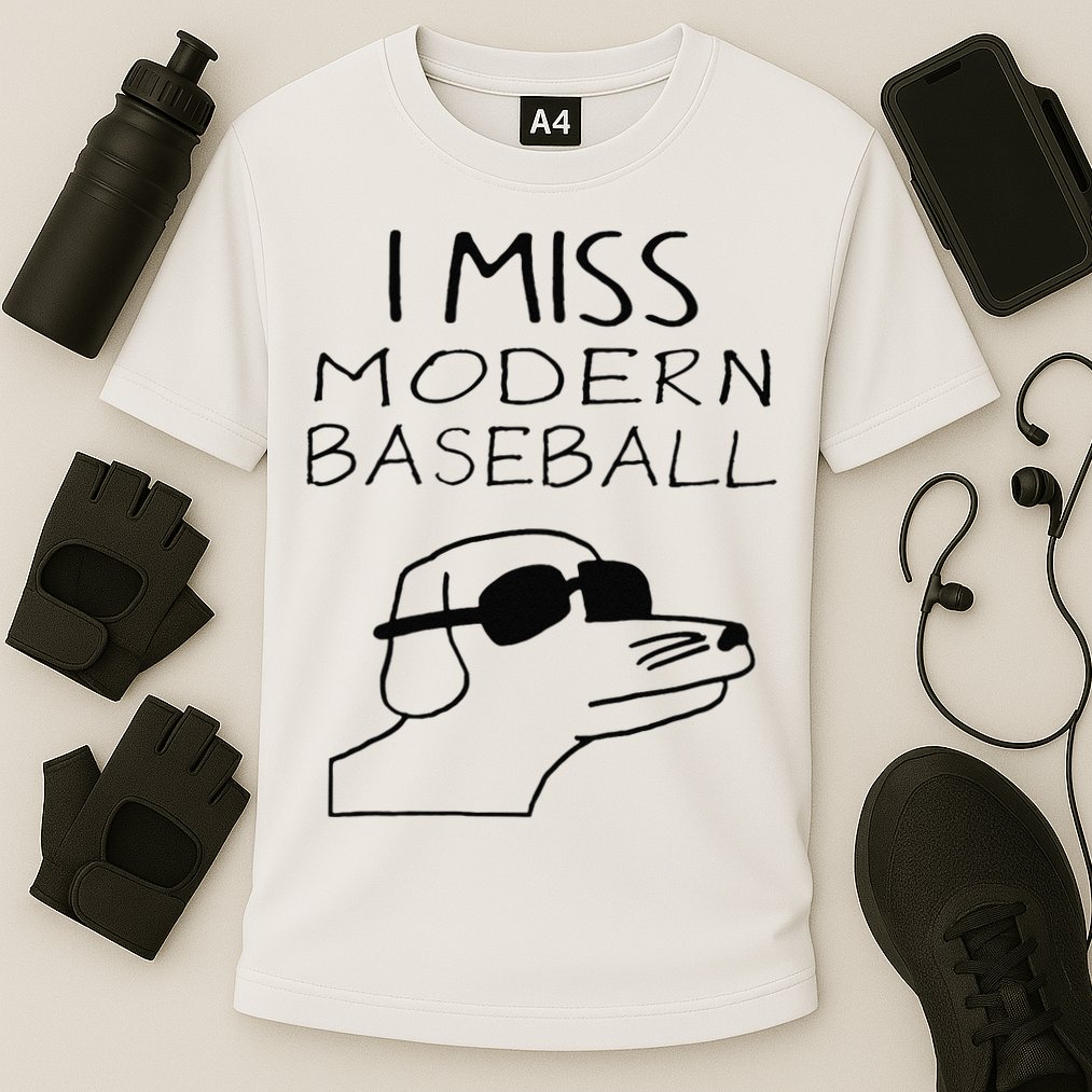 Funny I Miss Modern Baseball Funny Dog Sport Lover Gift Cooling Performance Crew T-Shirt