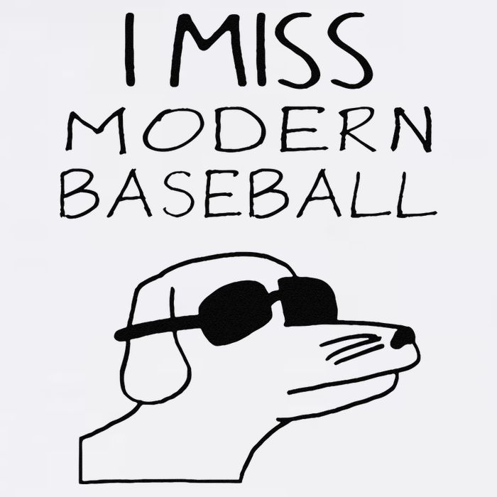 Funny I Miss Modern Baseball Funny Dog Sport Lover Gift Sweatshirt