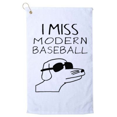 Funny I Miss Modern Baseball Funny Dog Sport Lover Gift Golf Towel