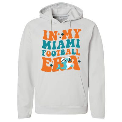 Football In My Miami Football Era Performance Fleece Hoodie