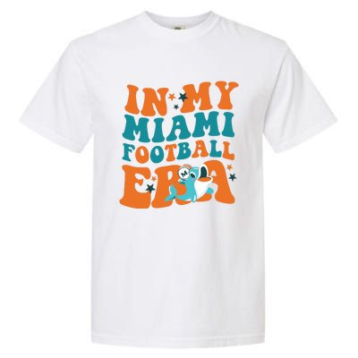 Football In My Miami Football Era Garment-Dyed Heavyweight T-Shirt