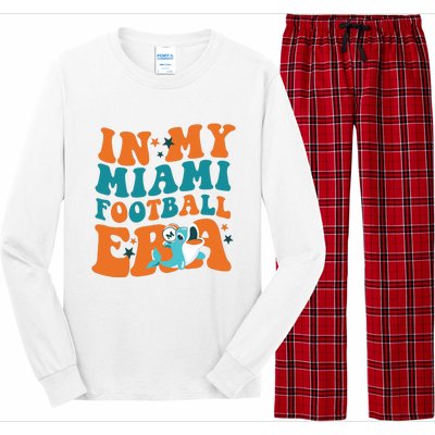 Football In My Miami Football Era Long Sleeve Pajama Set