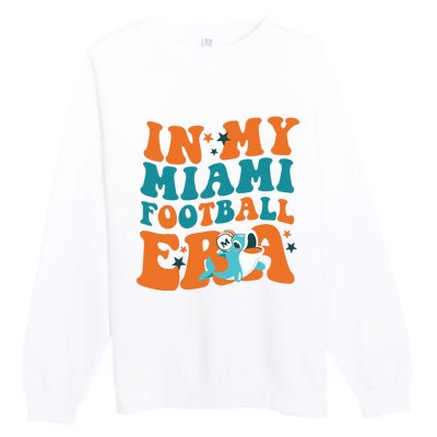 Football In My Miami Football Era Premium Crewneck Sweatshirt