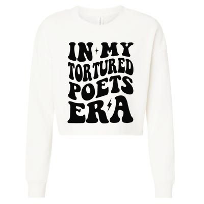 Funny In My Tortured Era In My Poet Era Gift Cropped Pullover Crew