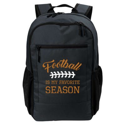 Football Is My Favorite Season Husband Fantasy Player Cute Gift Daily Commute Backpack