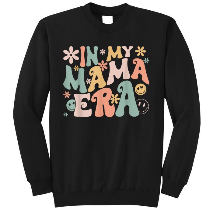 Funny In My Mama Era Lover Groovy Retro Mom Mothers Day Sweatshirt