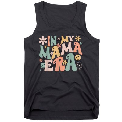 Funny In My Mama Era Lover Groovy Retro Mom Mothers Day Tank Top