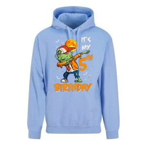 Funny Its My 5th Birthday Dabbing Zombie Halloween Costume Unisex Surf Hoodie