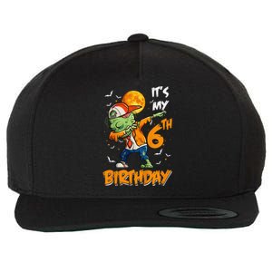 Funny Its My 6th Birthday Dabbing Zombie Halloween Costume Wool Snapback Cap