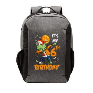 Funny Its My 6th Birthday Dabbing Zombie Halloween Costume Vector Backpack