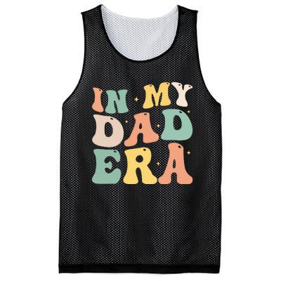 Funny In My Dad Era Lover Groovy Retro Daddy Fathers Day Mesh Reversible Basketball Jersey Tank