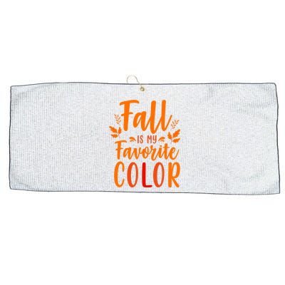 Fall Is My Favorite Color Large Microfiber Waffle Golf Towel