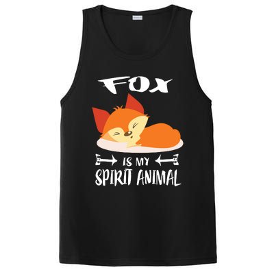 Fox Is My Spirit Animal Funny Gift PosiCharge Competitor Tank