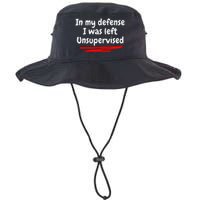 Funny In My Defense I Was Left Unsupervised Legacy Cool Fit Booney Bucket Hat