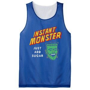 Frankenstein Instant Monster Just Add Sugar Halloween Mesh Reversible Basketball Jersey Tank