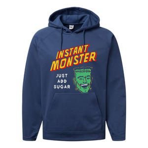 Frankenstein Instant Monster Just Add Sugar Halloween Performance Fleece Hoodie