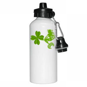 Funny Irish Mermaid Love Shamrock St Patricks Day Funny Gift Aluminum Water Bottle