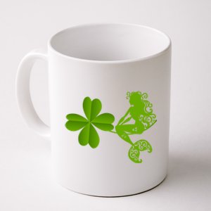 Funny Irish Mermaid Love Shamrock St Patricks Day Funny Gift Coffee Mug