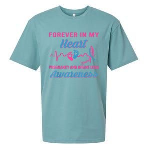 Forever In My Heart Pregnancy Infant Loss Awareness Gift Sueded Cloud Jersey T-Shirt