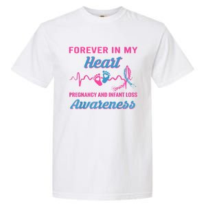 Forever In My Heart Pregnancy Infant Loss Awareness Gift Garment-Dyed Heavyweight T-Shirt