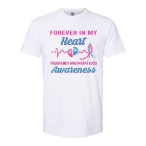 Forever In My Heart Pregnancy Infant Loss Awareness Gift Softstyle CVC T-Shirt