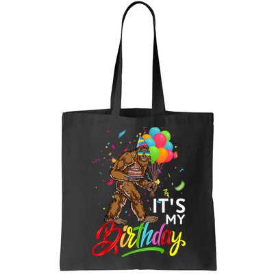 Funny ItS My Birthday Bigfoot Sasquatch Party Celebration Bag