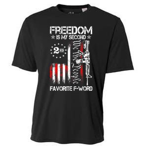 Freedom Is My Second Favorite F Word Cooling Performance Crew T-Shirt