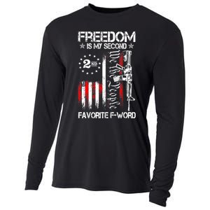 Freedom Is My Second Favorite F Word Cooling Performance Long Sleeve Crew