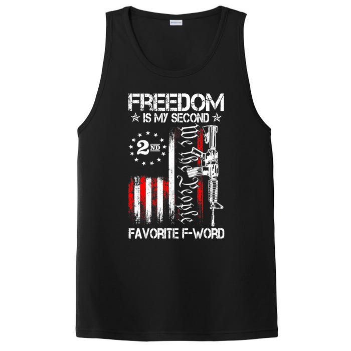 Freedom Is My Second Favorite F Word PosiCharge Competitor Tank